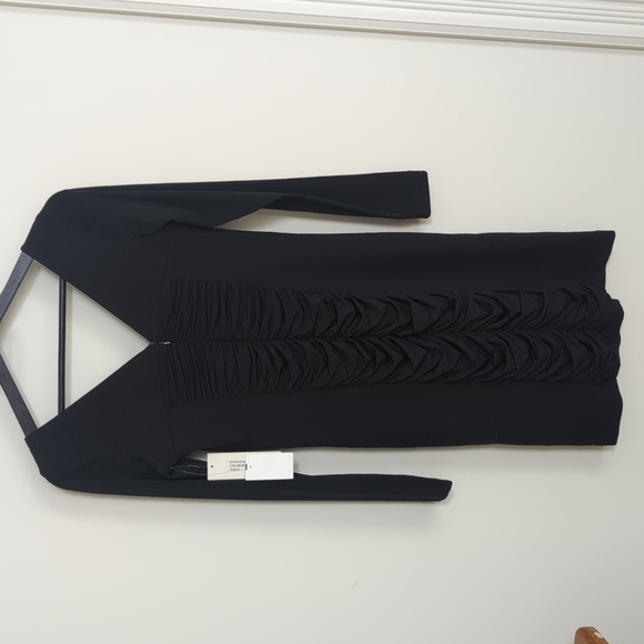 RICKIE FREEMAN TERI JON. Black Dress Size 8 NWT - Picture 4 of 9